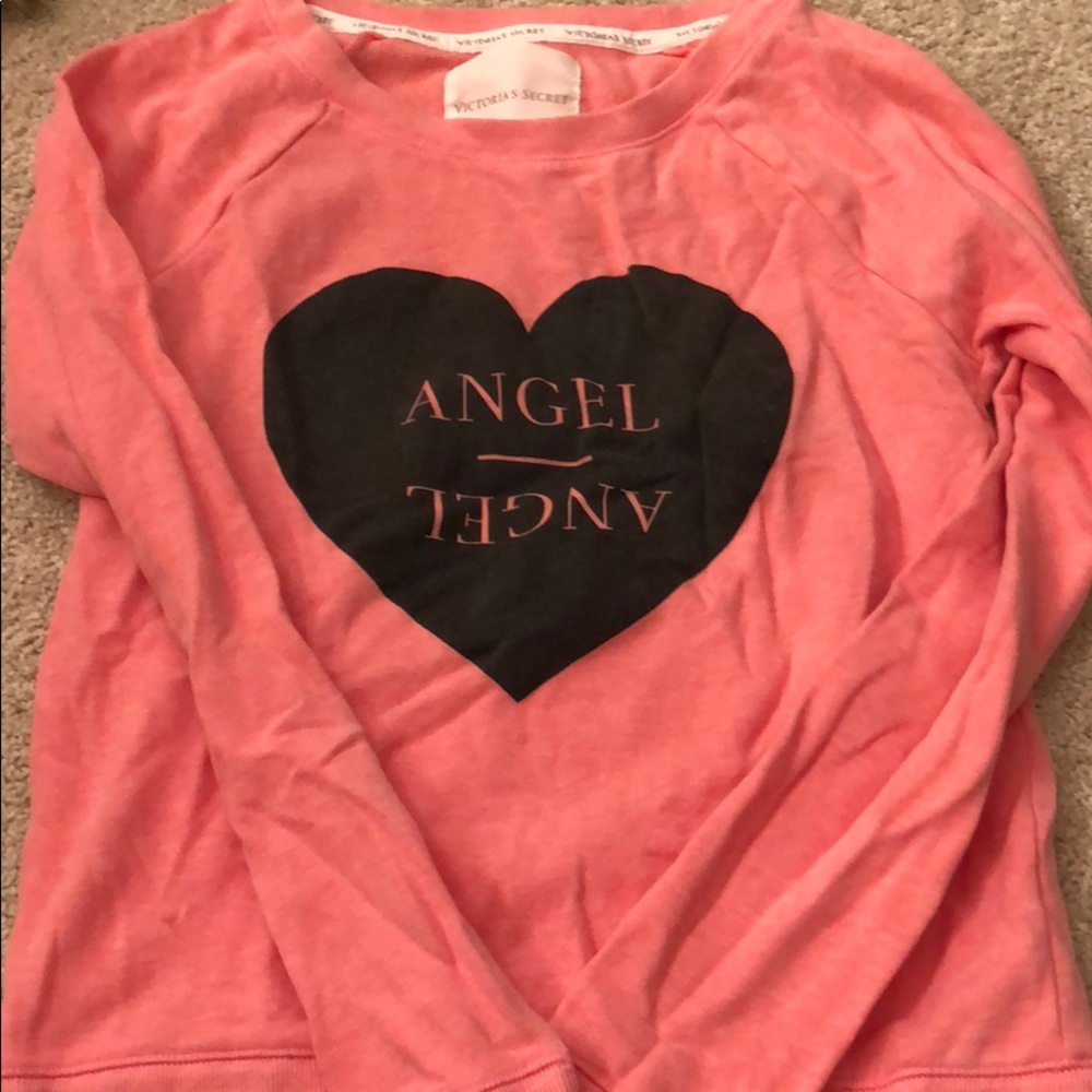Victoria’s Secret pink angel sweatshirt size xs